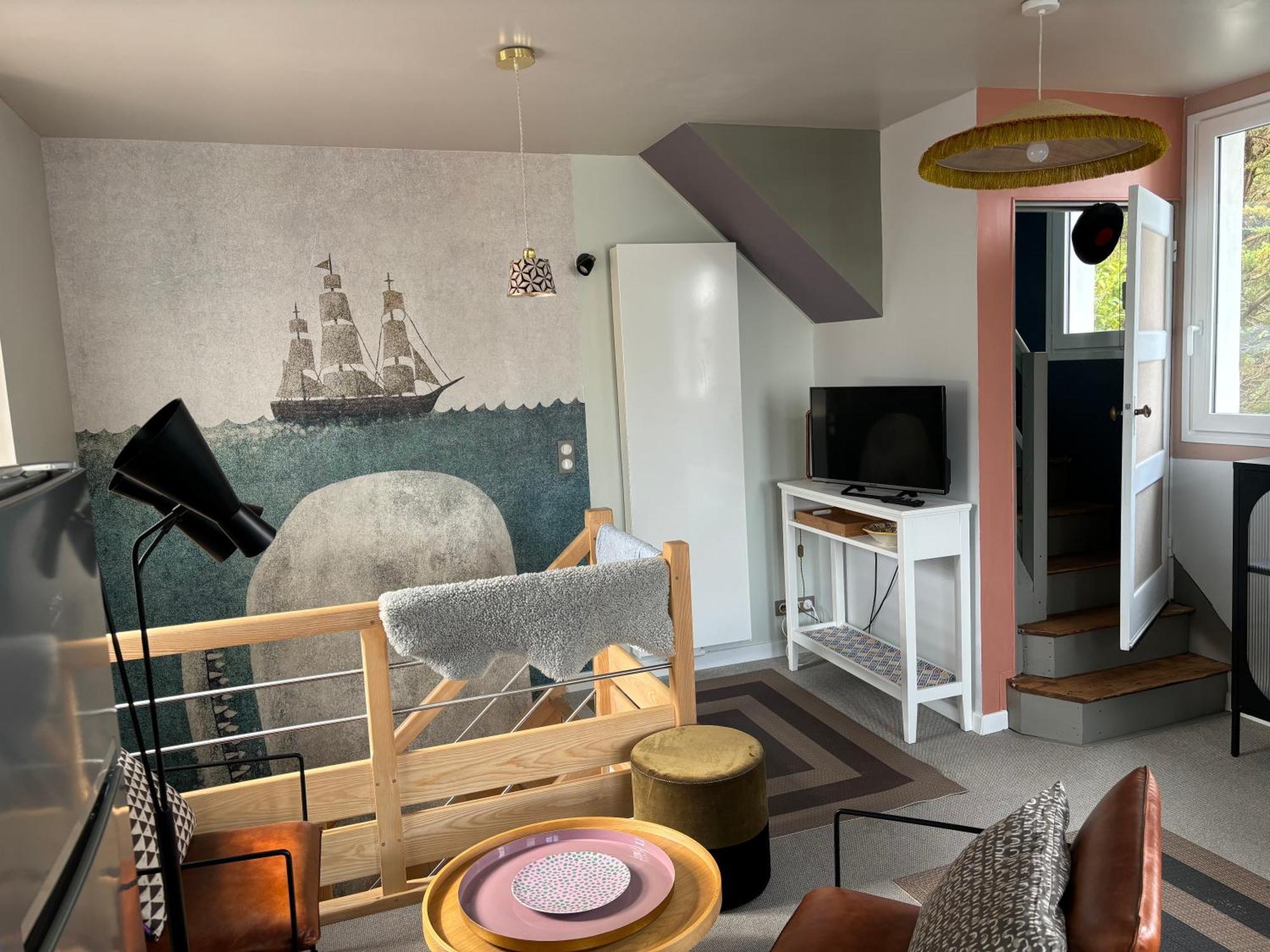 chambre d hotes Douarnenez - Villa Haut de Mer - Vue Mer Extérieur photo